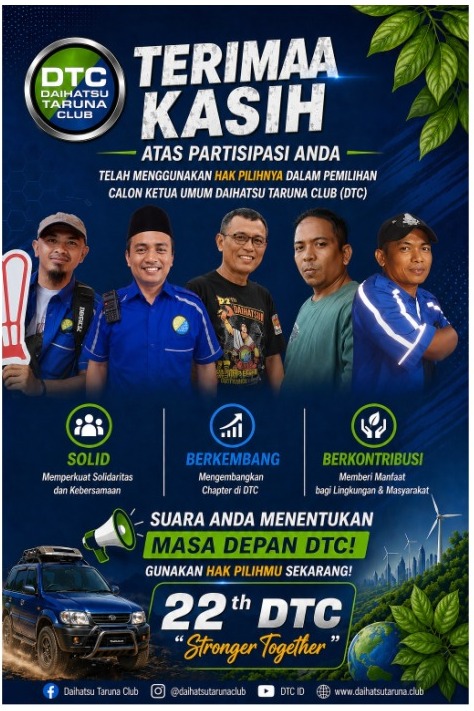 Gunakan Hak Pilihmu Sekarang - 22 Tahun DTC "Stronger Together"